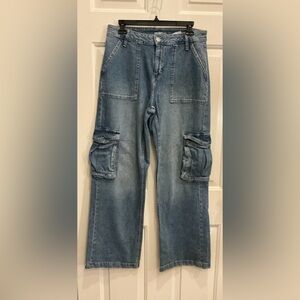 Blue Cargo Jeans
